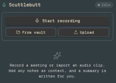 Scuttlebutt screenshot