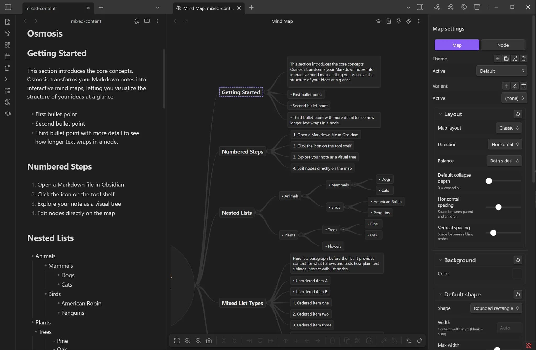 Osmosis screenshot