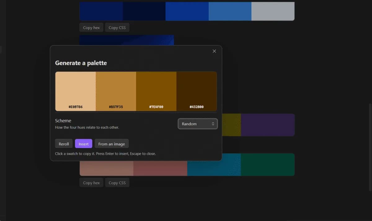 Palette Vault screenshot