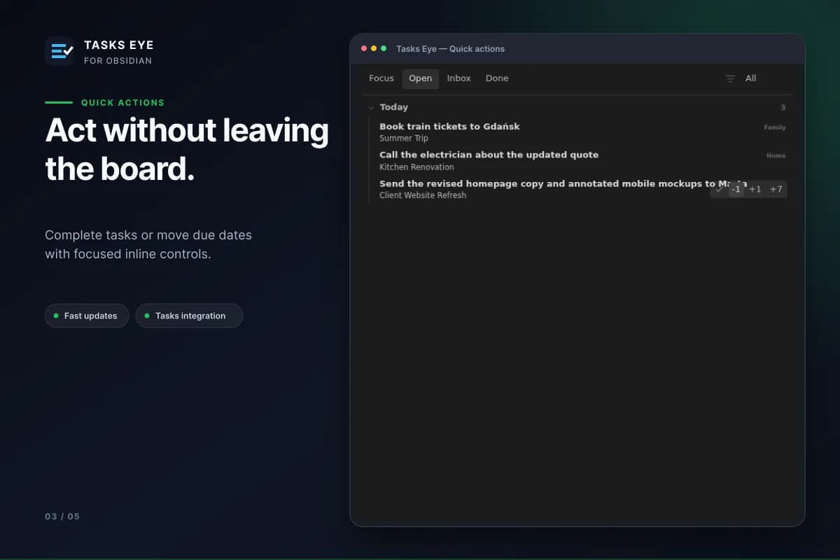 Tasks Eye screenshot