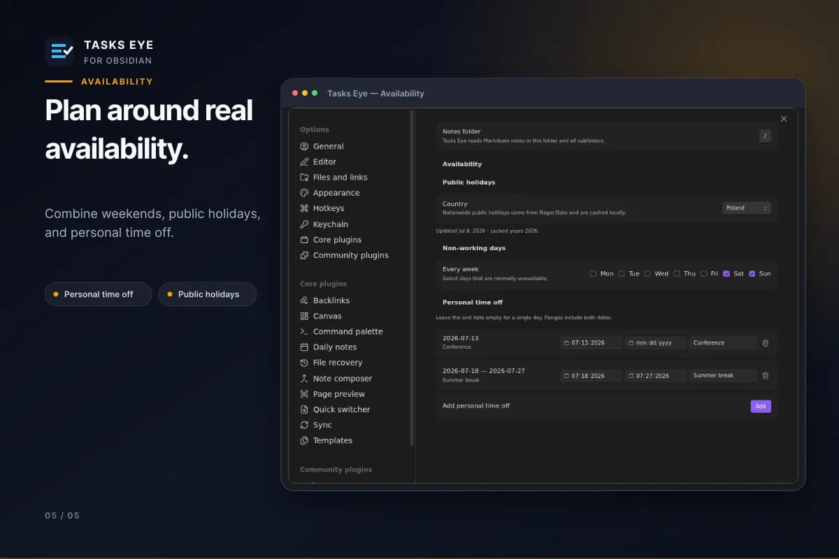 Tasks Eye screenshot