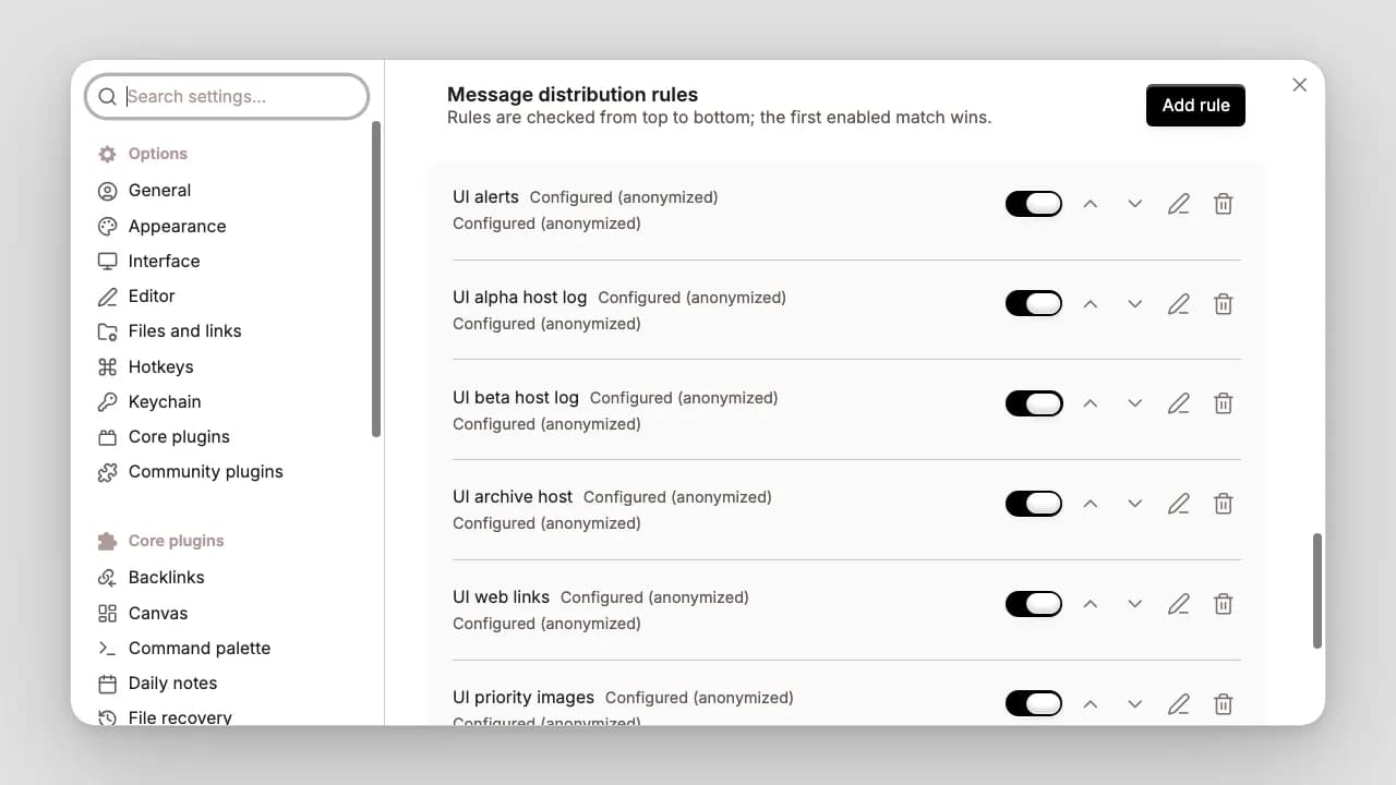 MQTT Sync screenshot