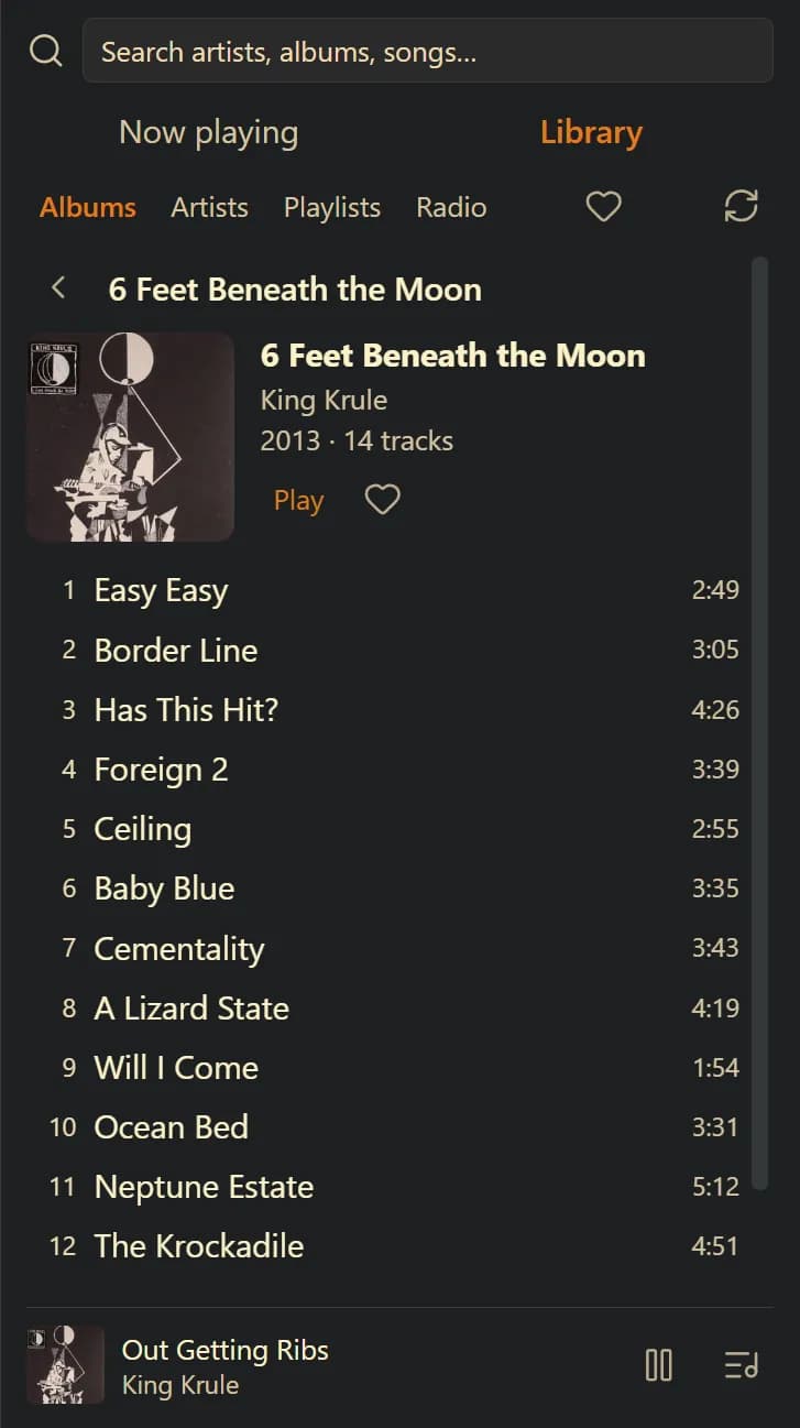 Stereo screenshot