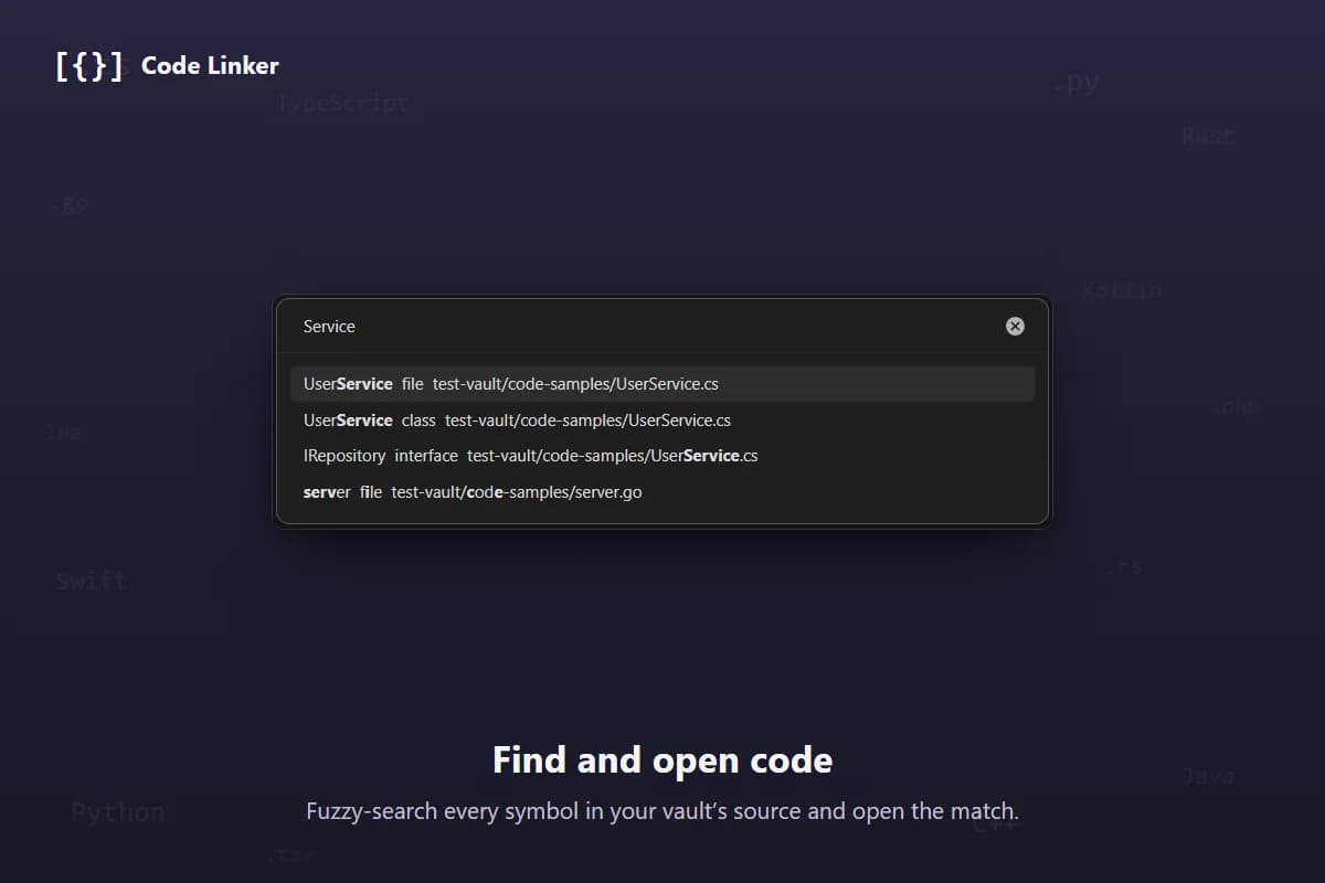 Code Linker screenshot
