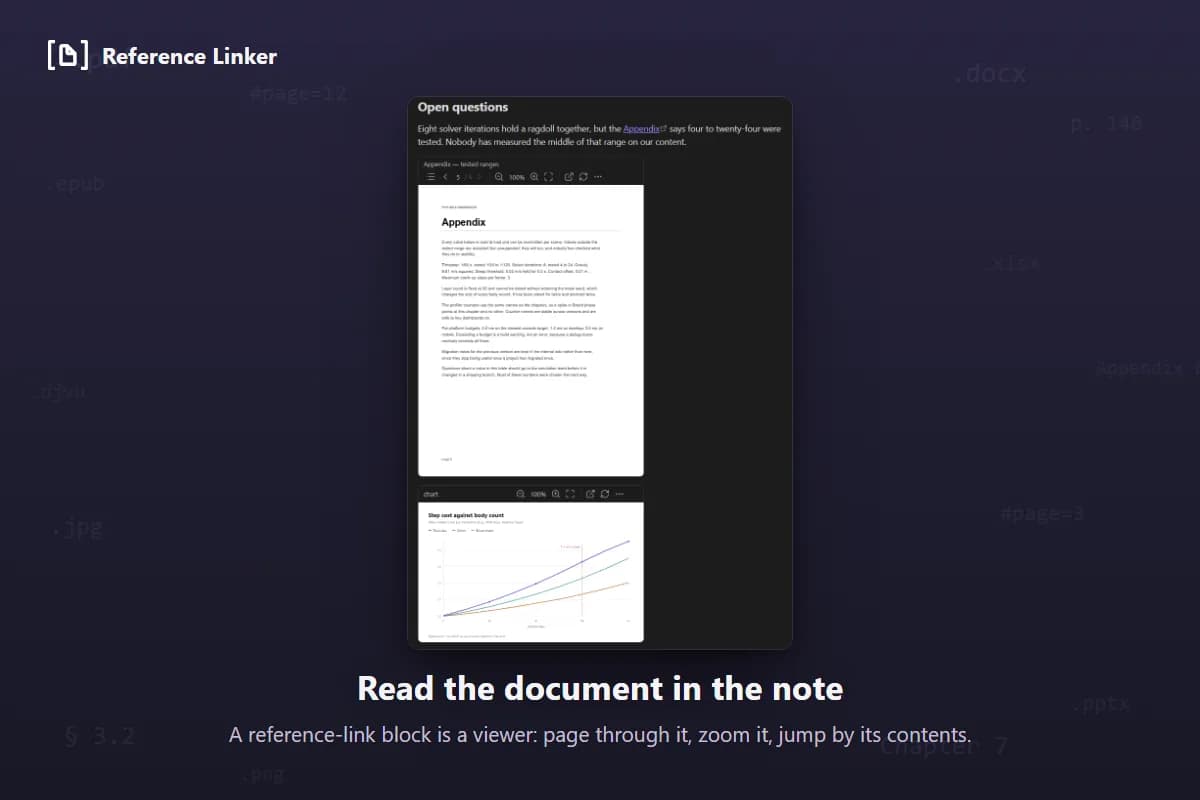 Reference Linker screenshot