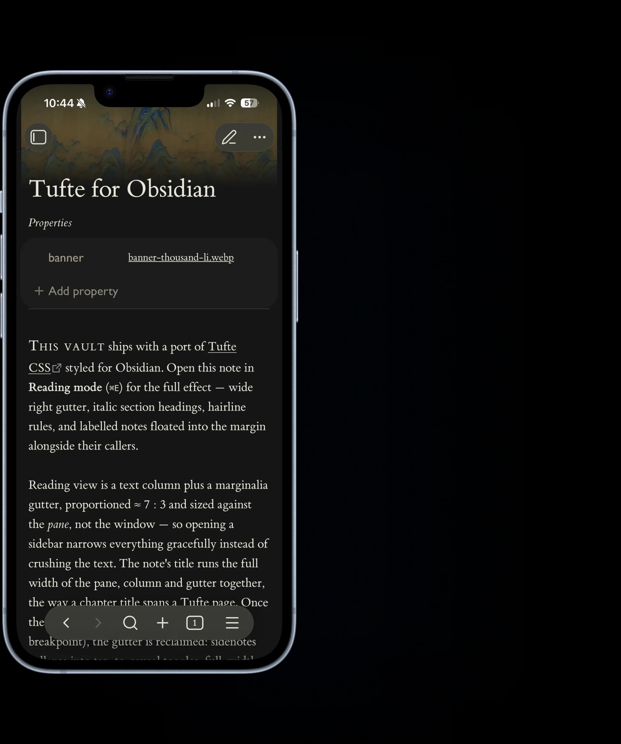 Tufte screenshot