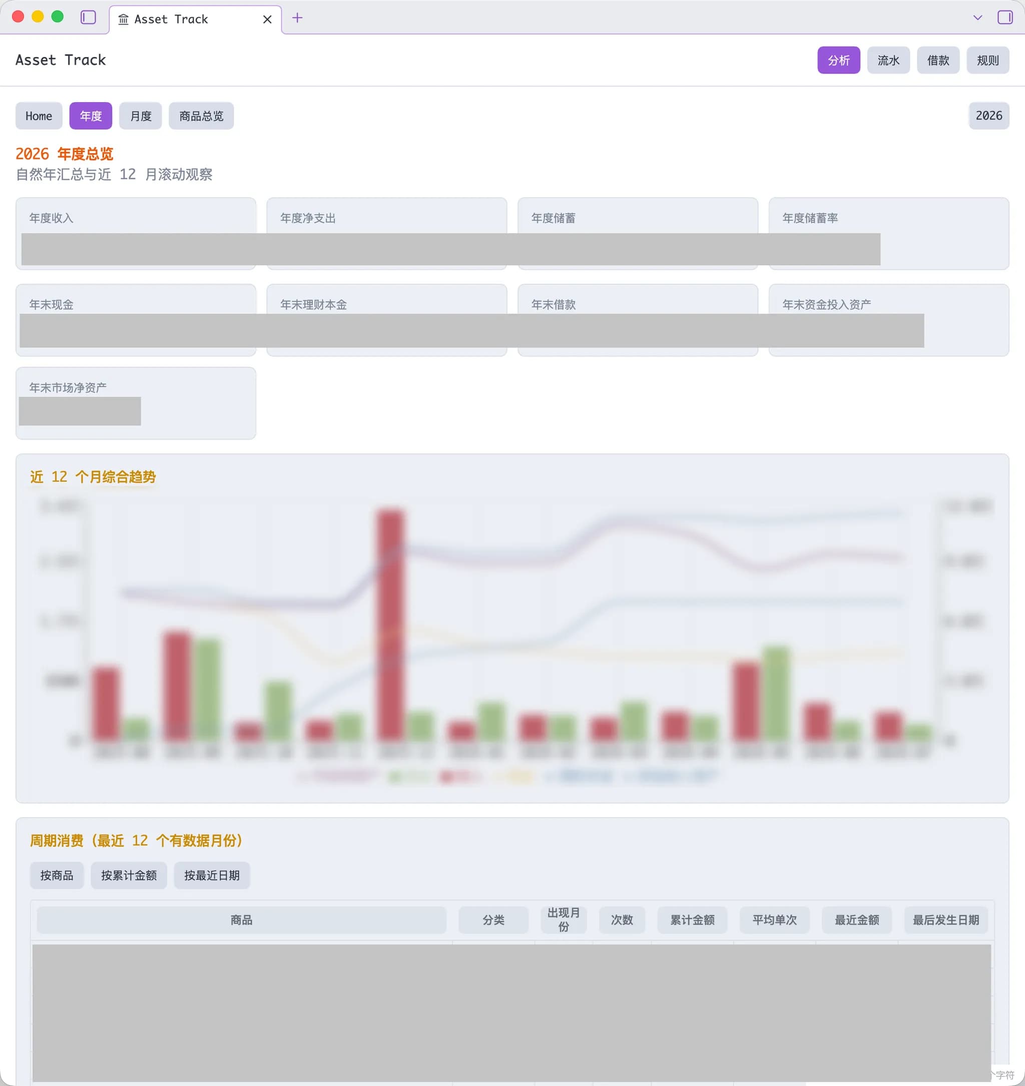 Asset Track screenshot