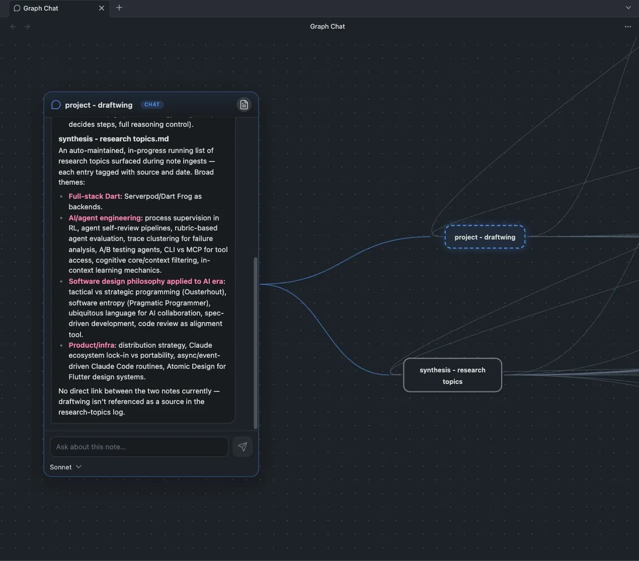 Graph Chat screenshot