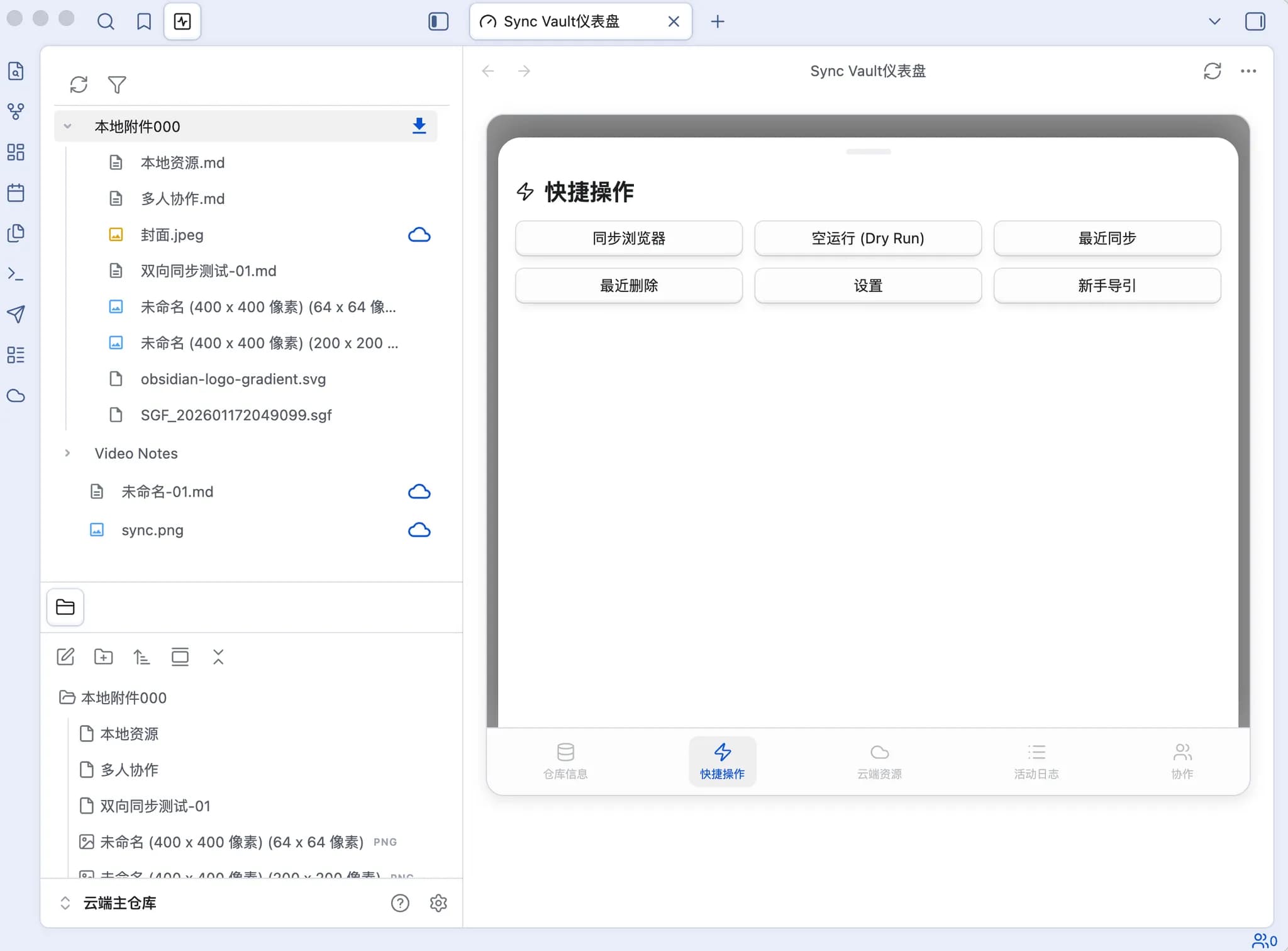 Sync Vault screenshot
