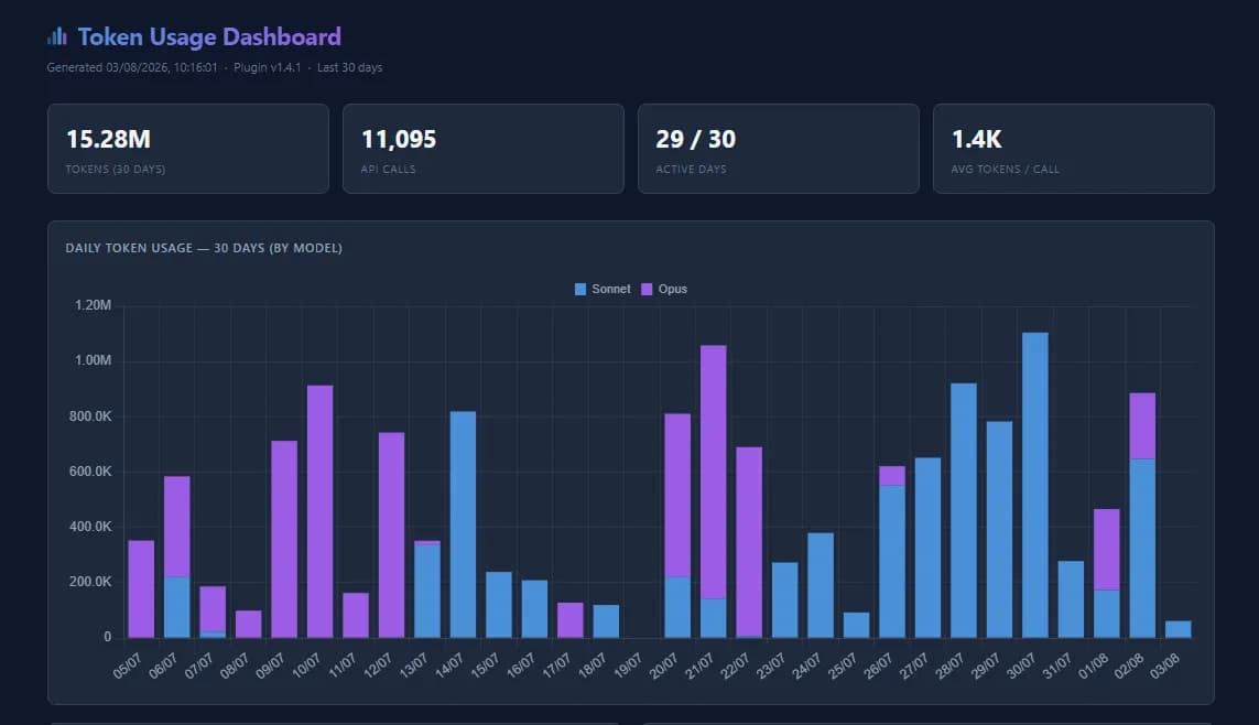 Token Usage screenshot