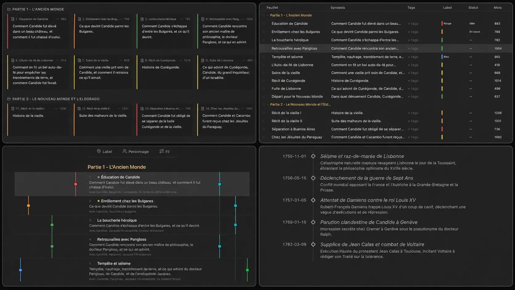 Feuillets screenshot