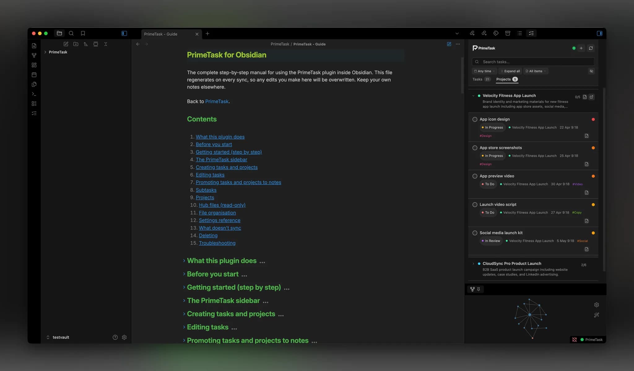 PrimeTask screenshot