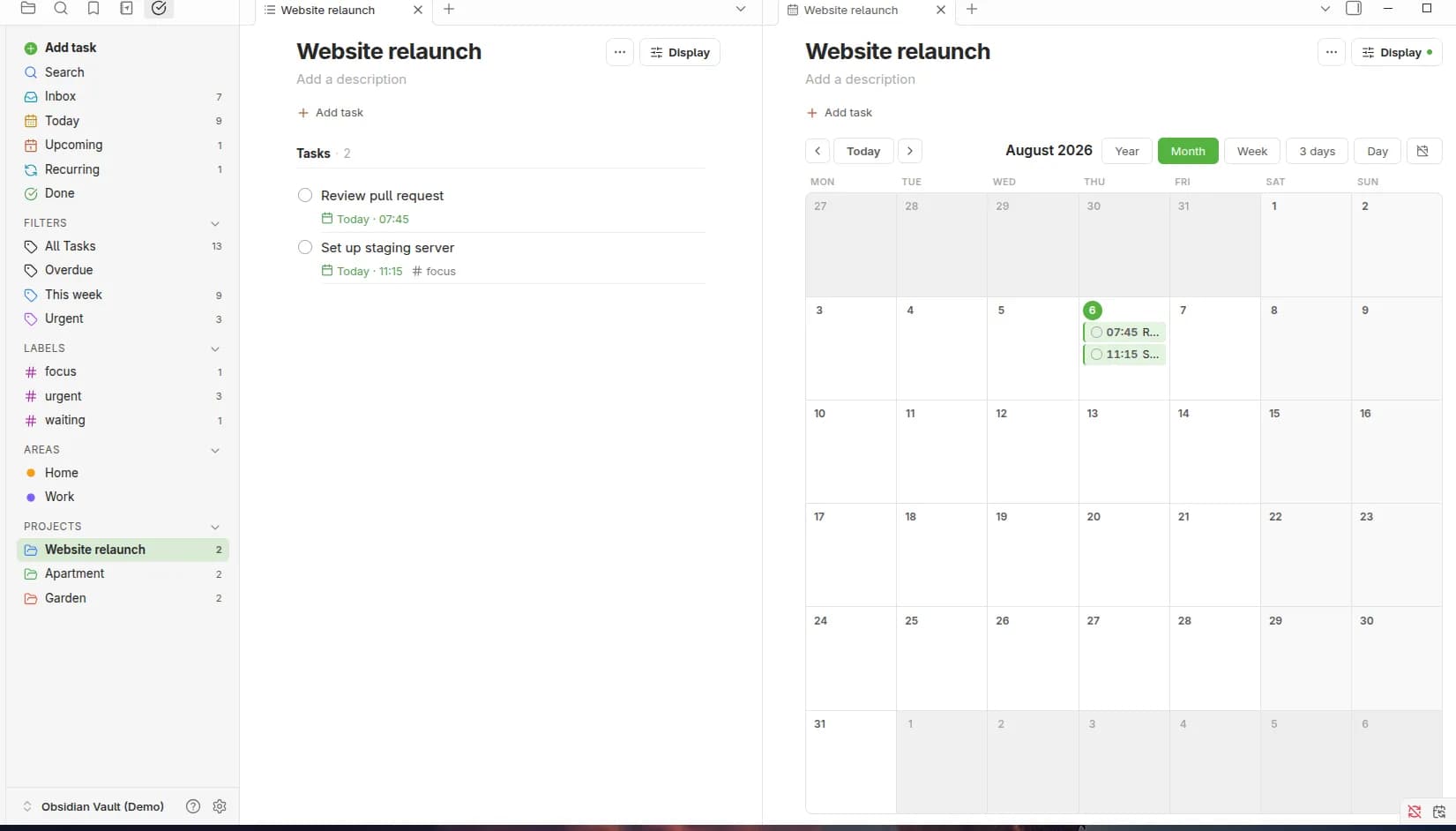 BeautyTasks screenshot