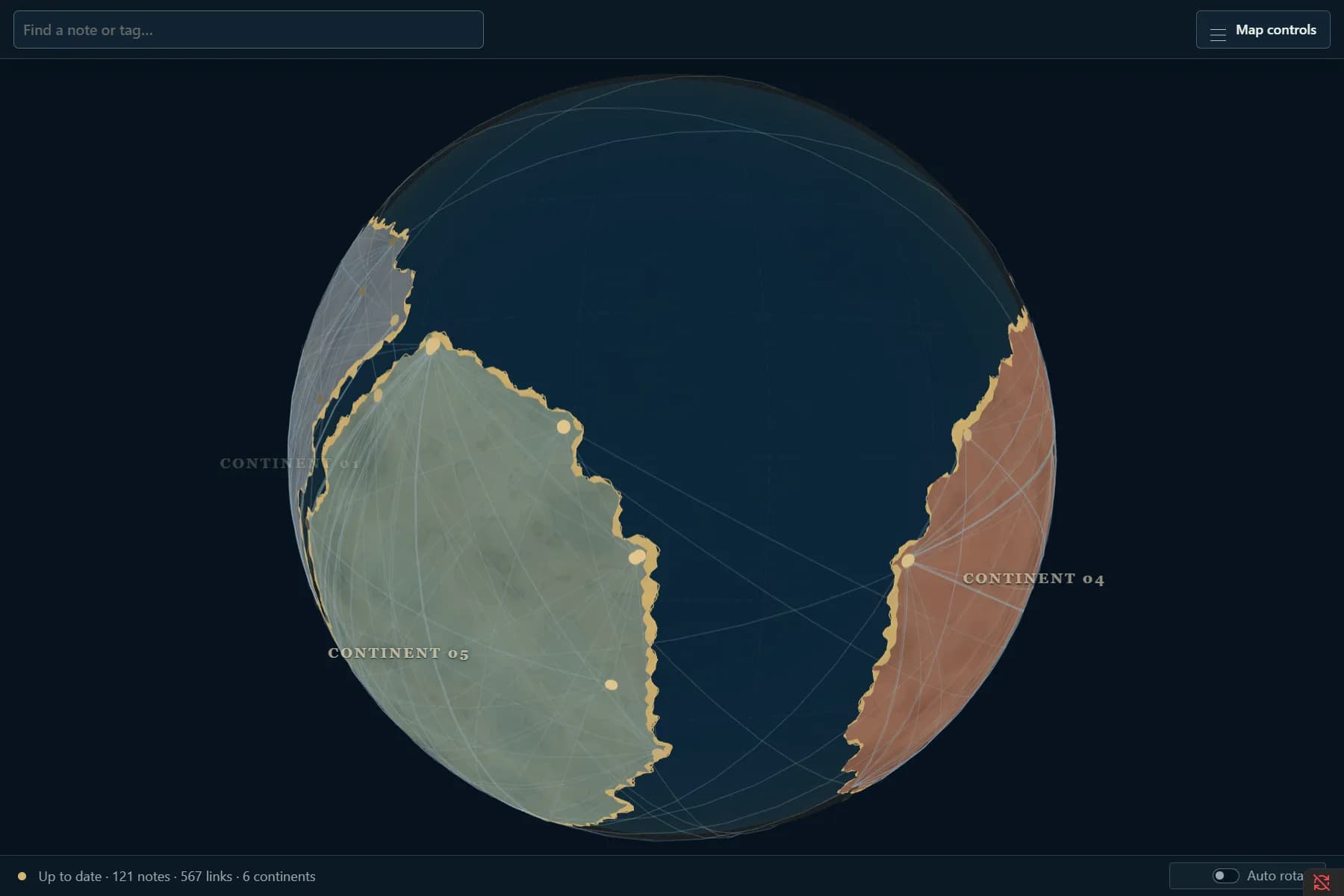 Spherical Graph screenshot