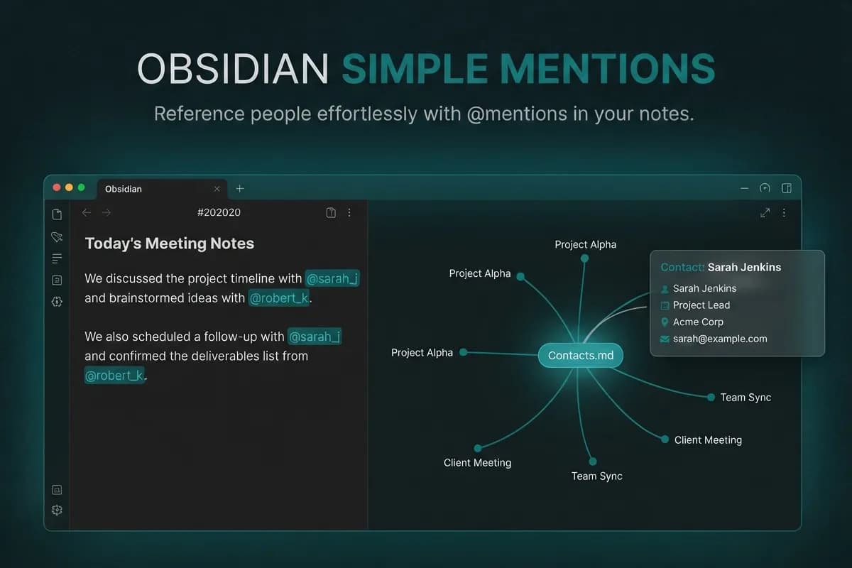 Simple Mentions screenshot
