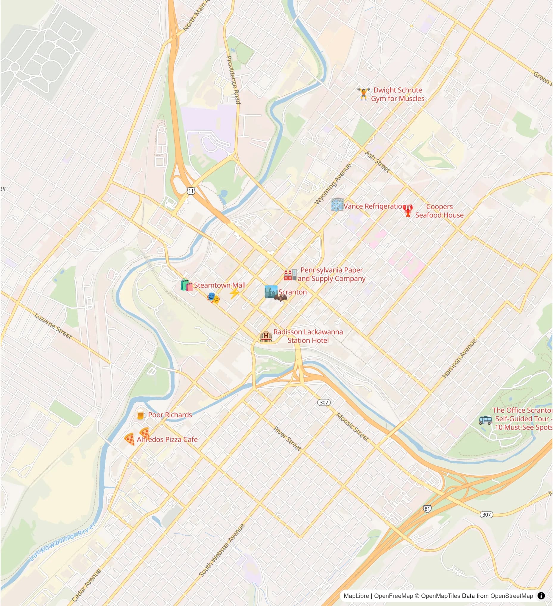 Places screenshot