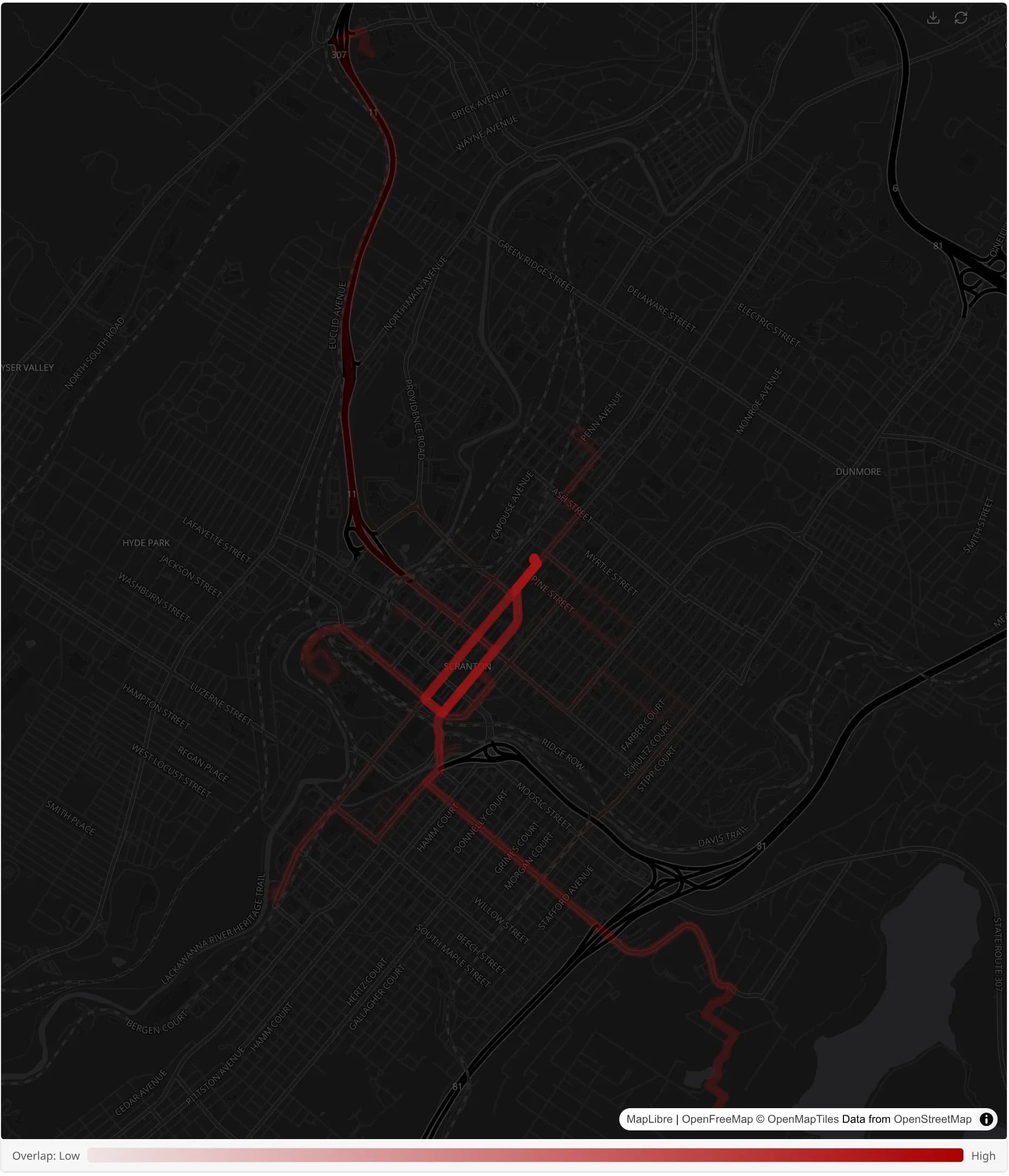 Places screenshot