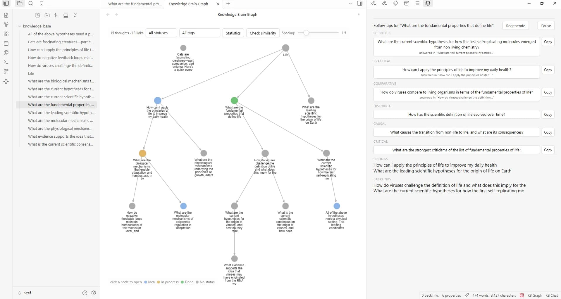 Knowledge Brain screenshot