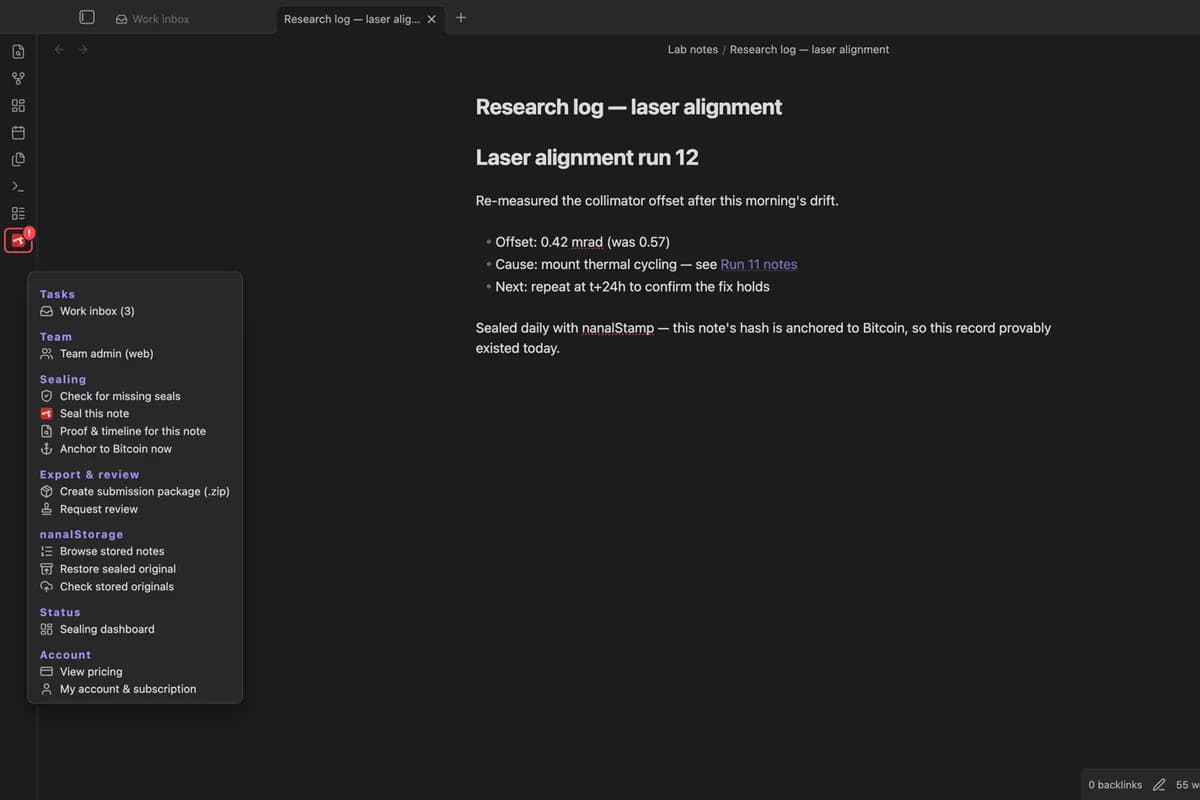 nanalStamp screenshot