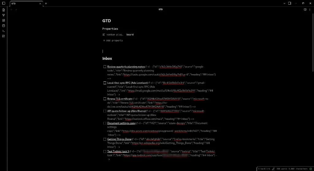 Syncer screenshot