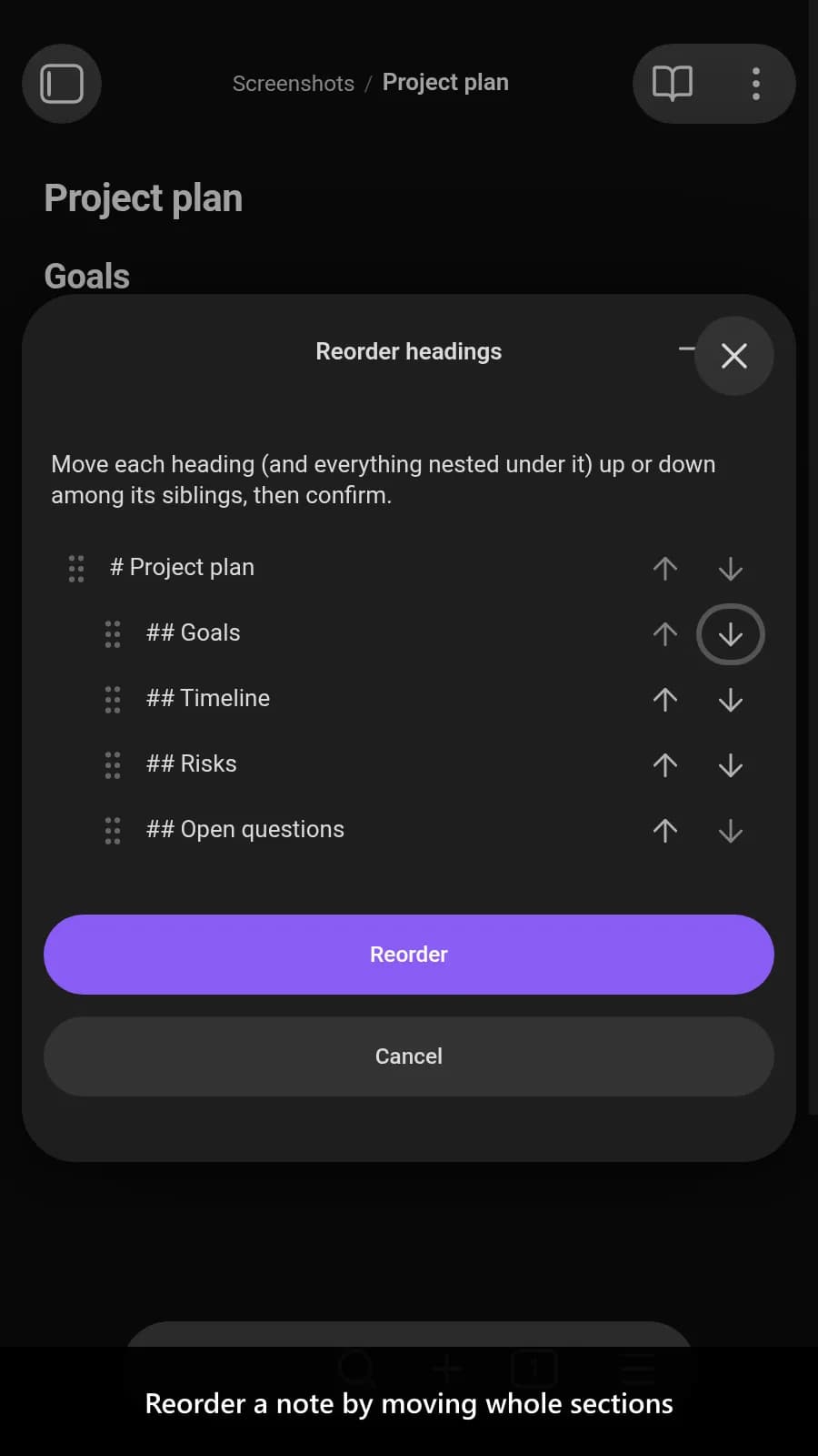 Advanced Note Composer screenshot