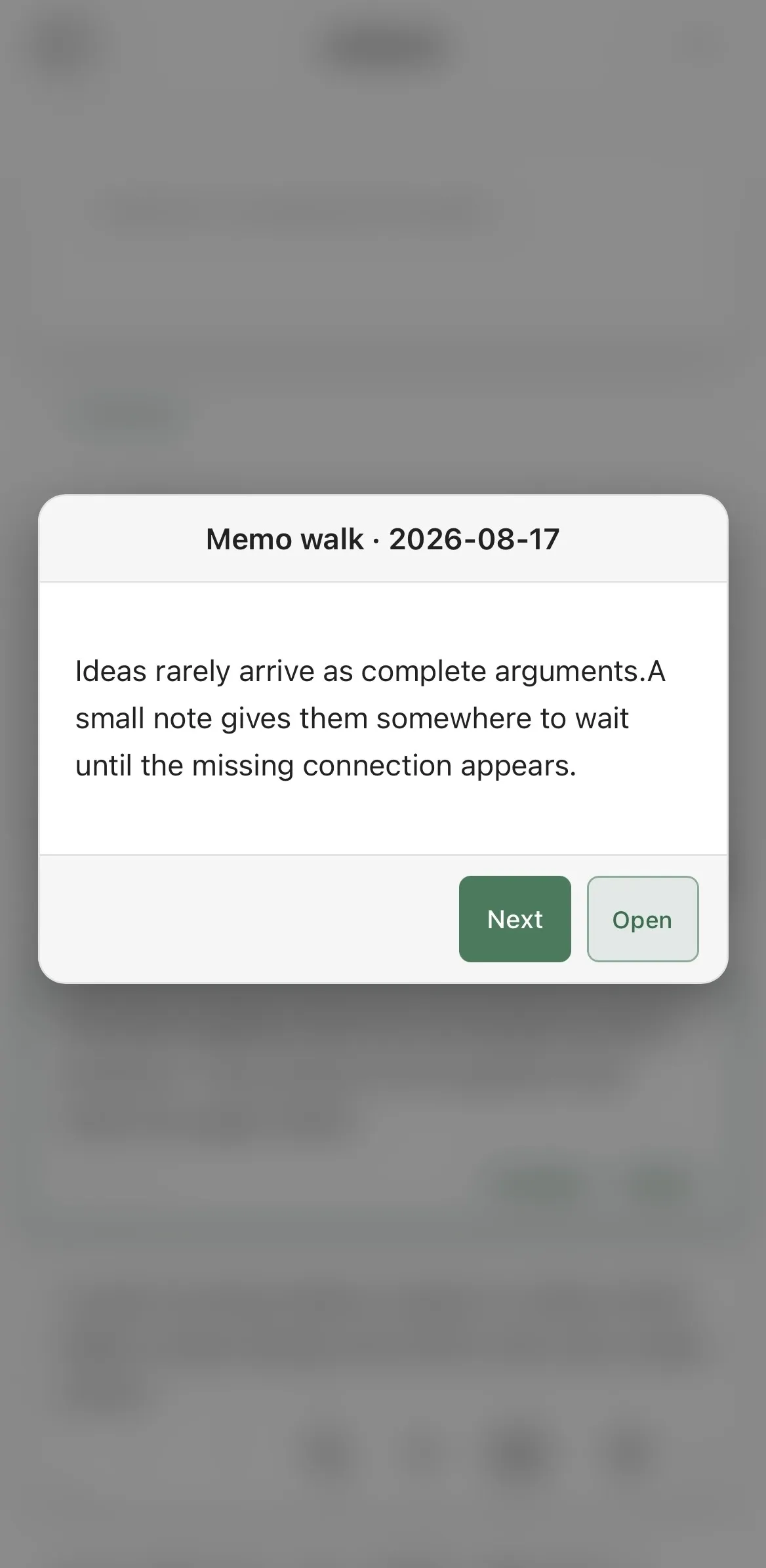 Jotback screenshot