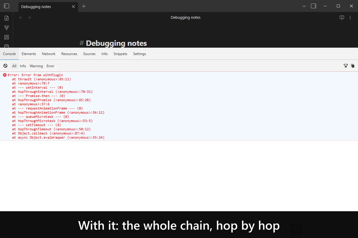 Advanced Debug Mode screenshot