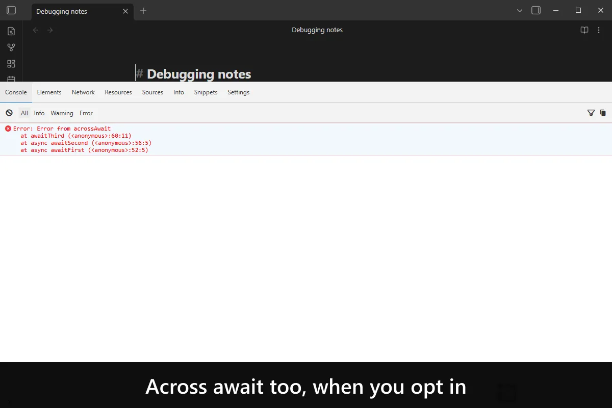Advanced Debug Mode screenshot