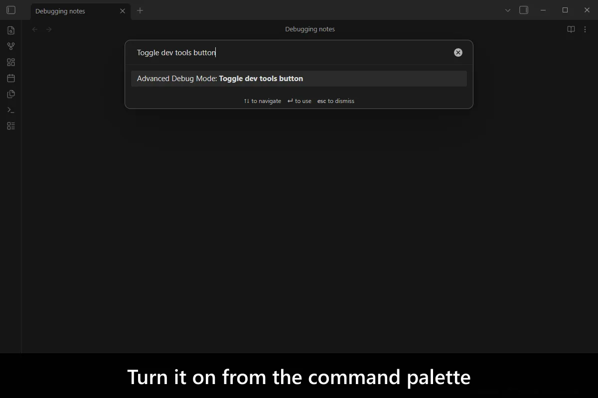 Advanced Debug Mode screenshot