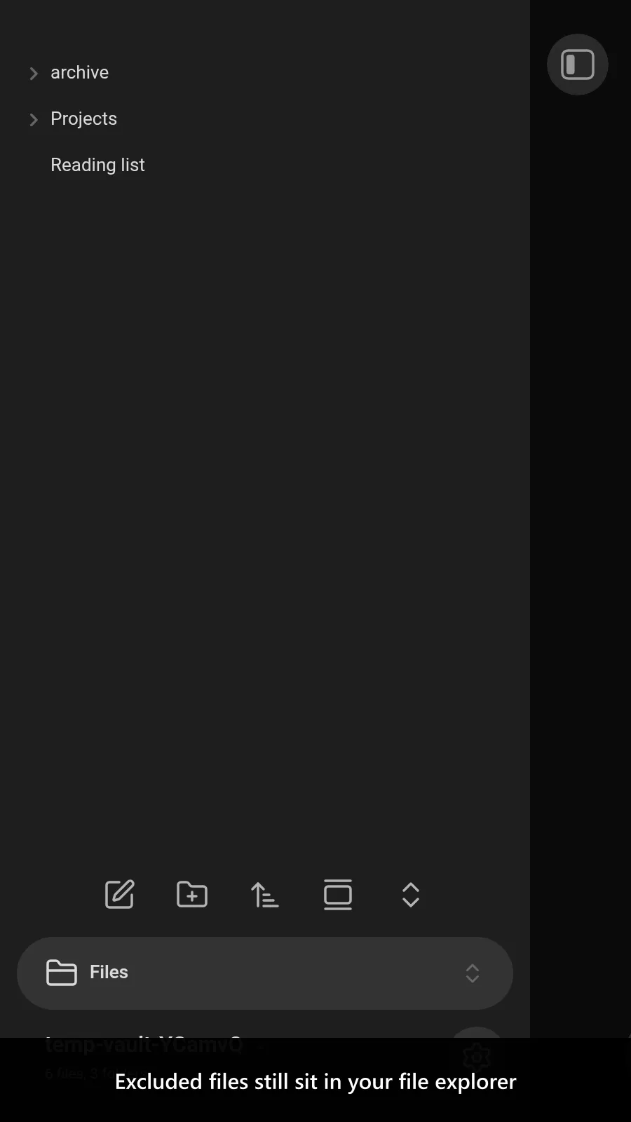 Advanced Exclude screenshot
