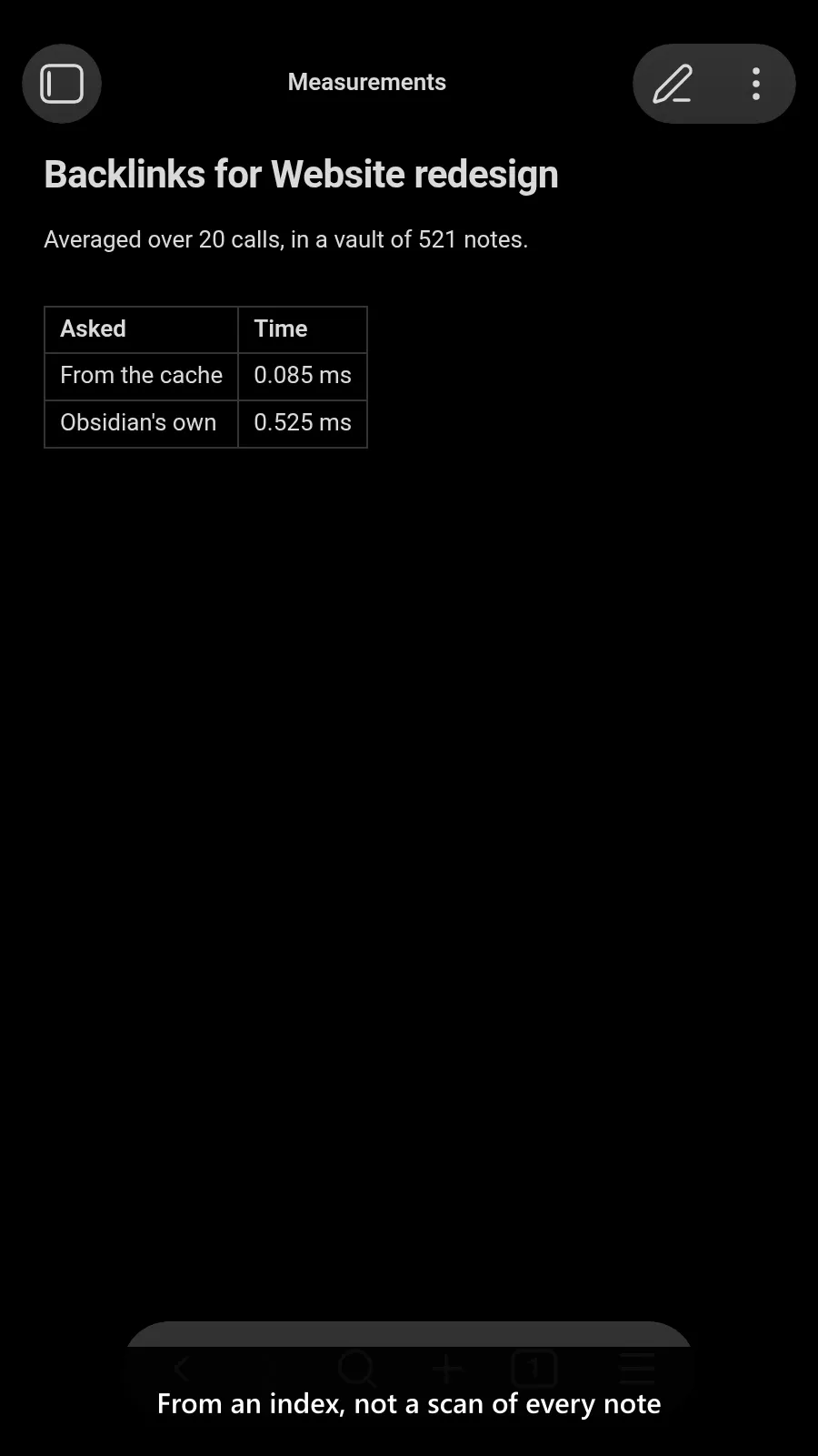 Backlink Cache screenshot