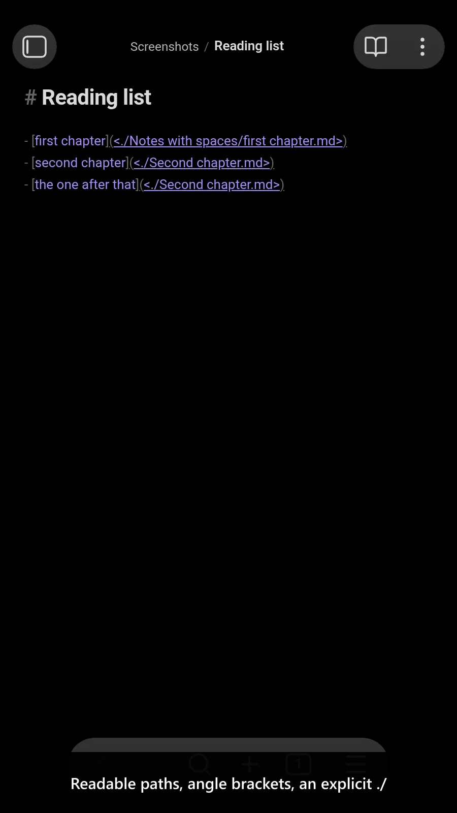 Better Markdown Links screenshot