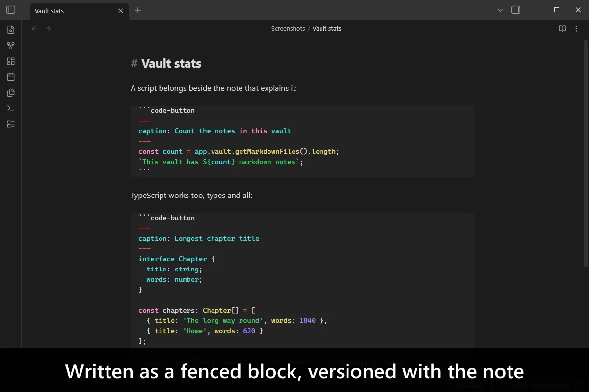 CodeScript Toolkit screenshot