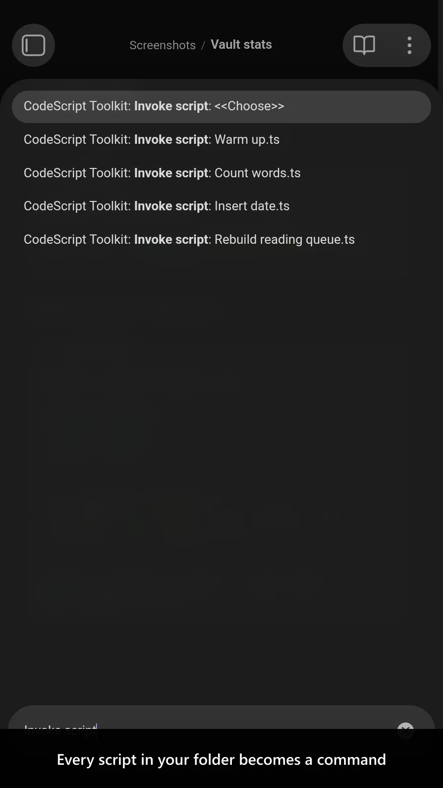 CodeScript Toolkit screenshot