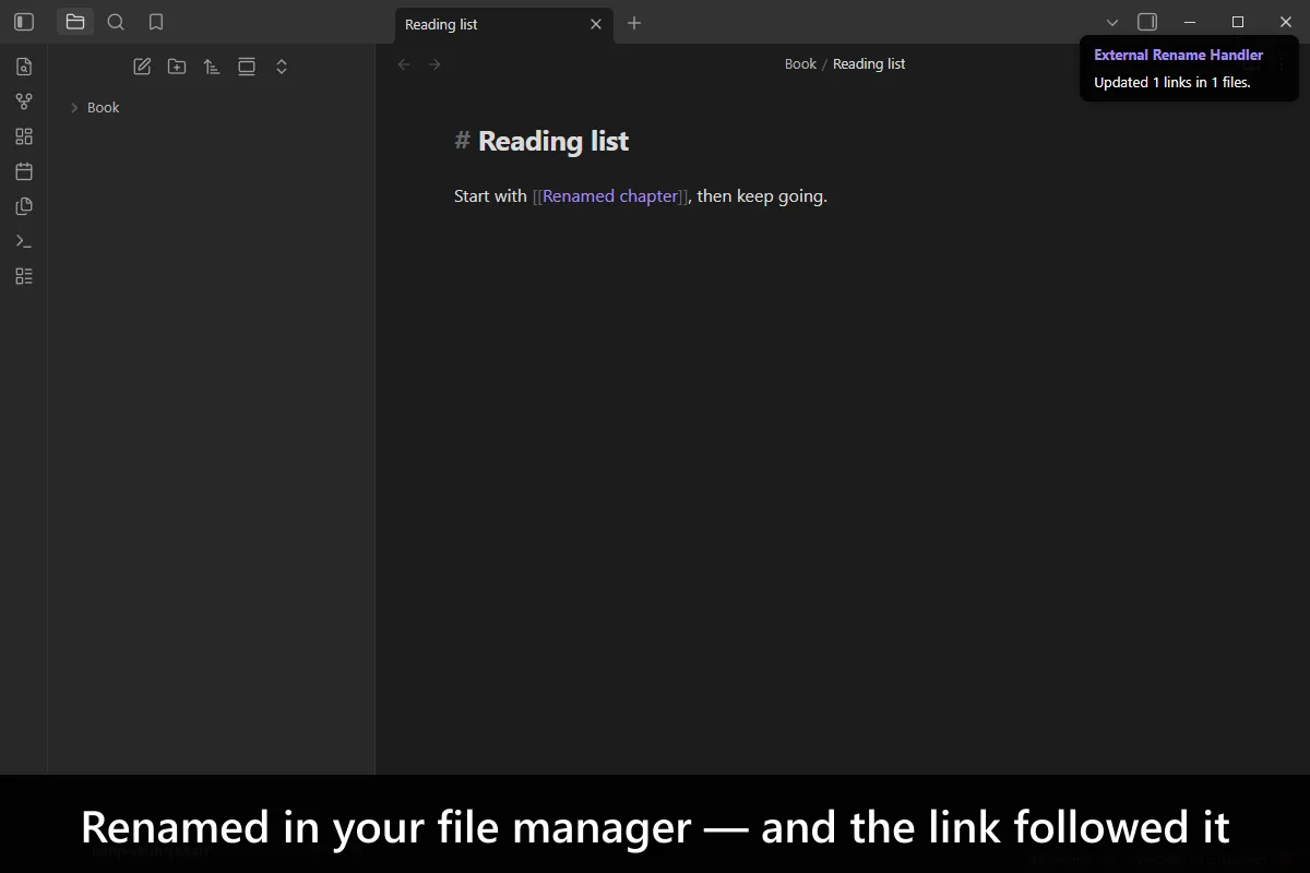 External Rename Handler screenshot
