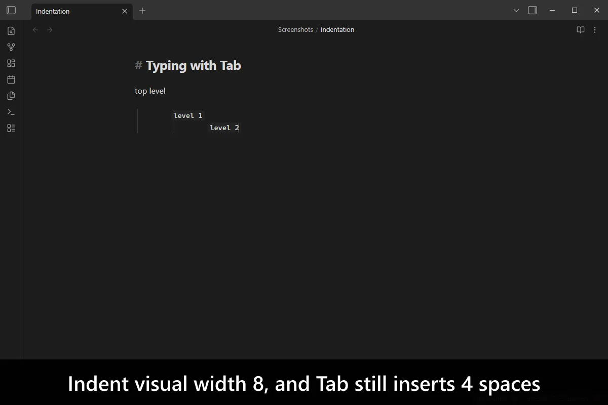 Fix Tab Size screenshot