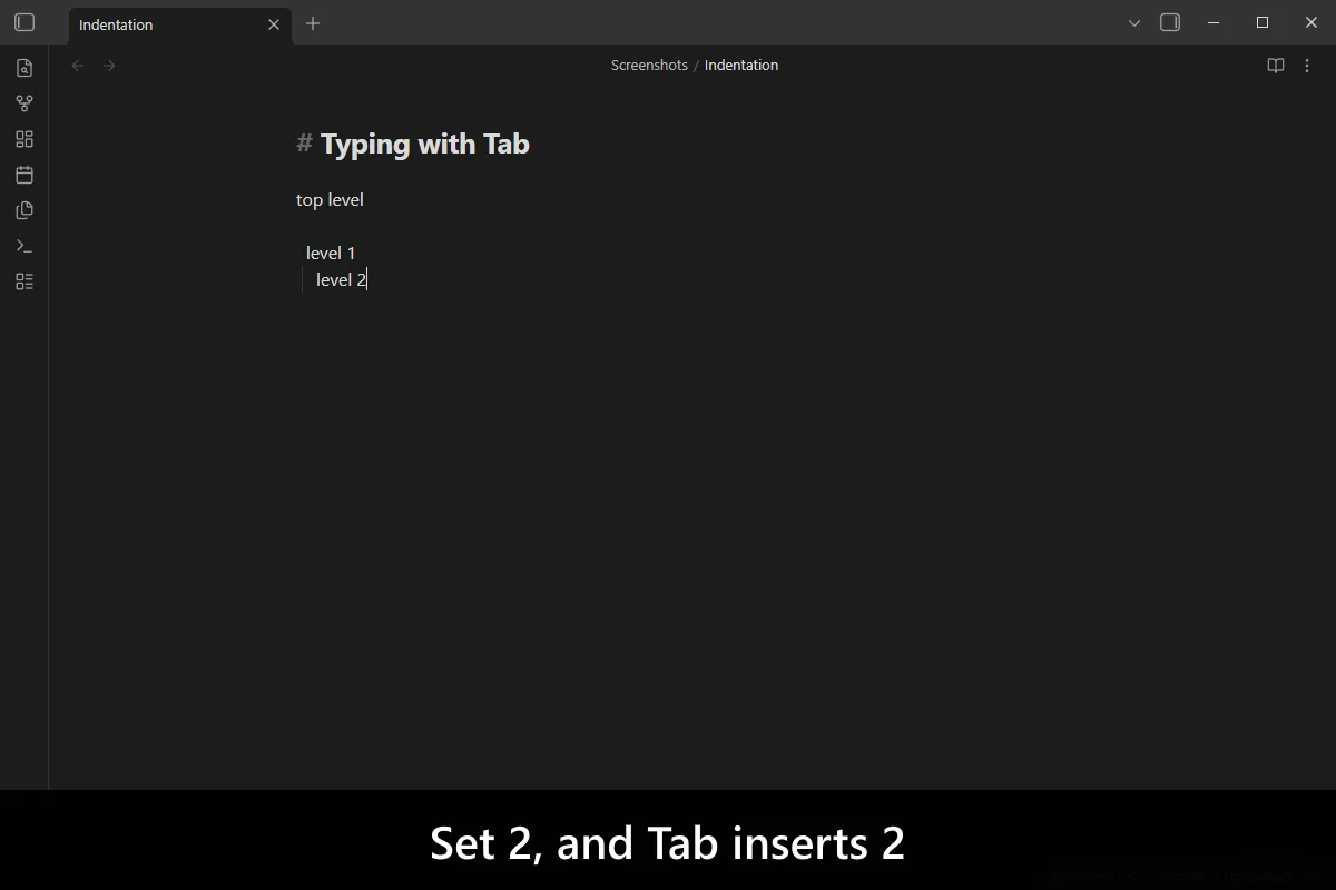 Fix Tab Size screenshot