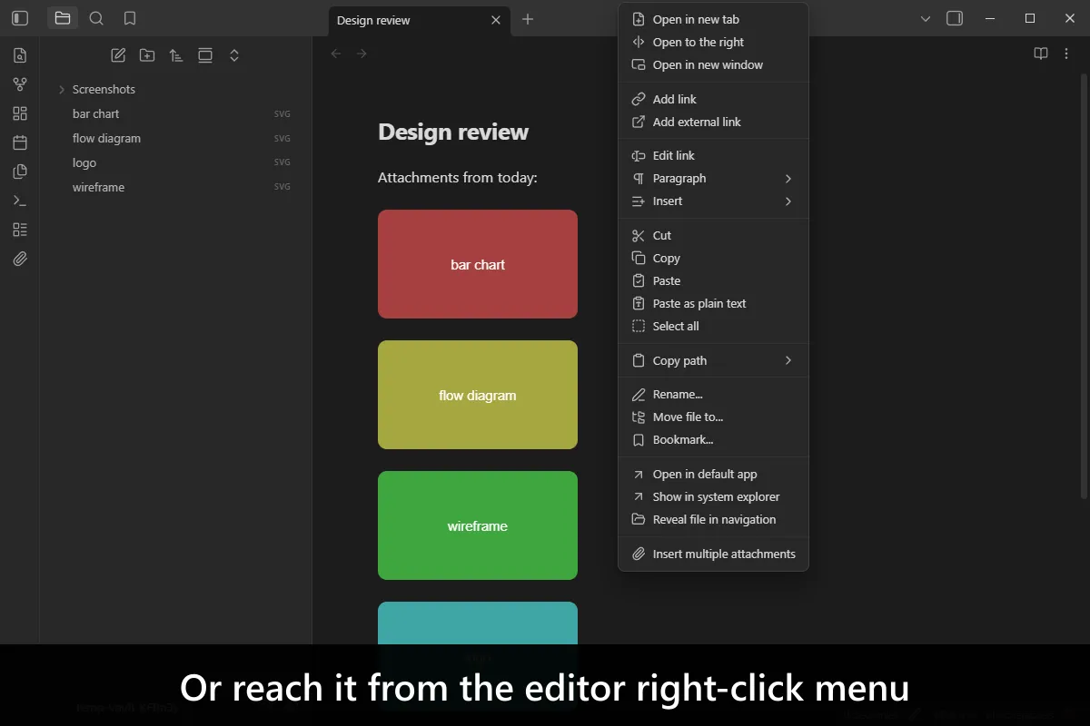 Insert Multiple Attachments screenshot