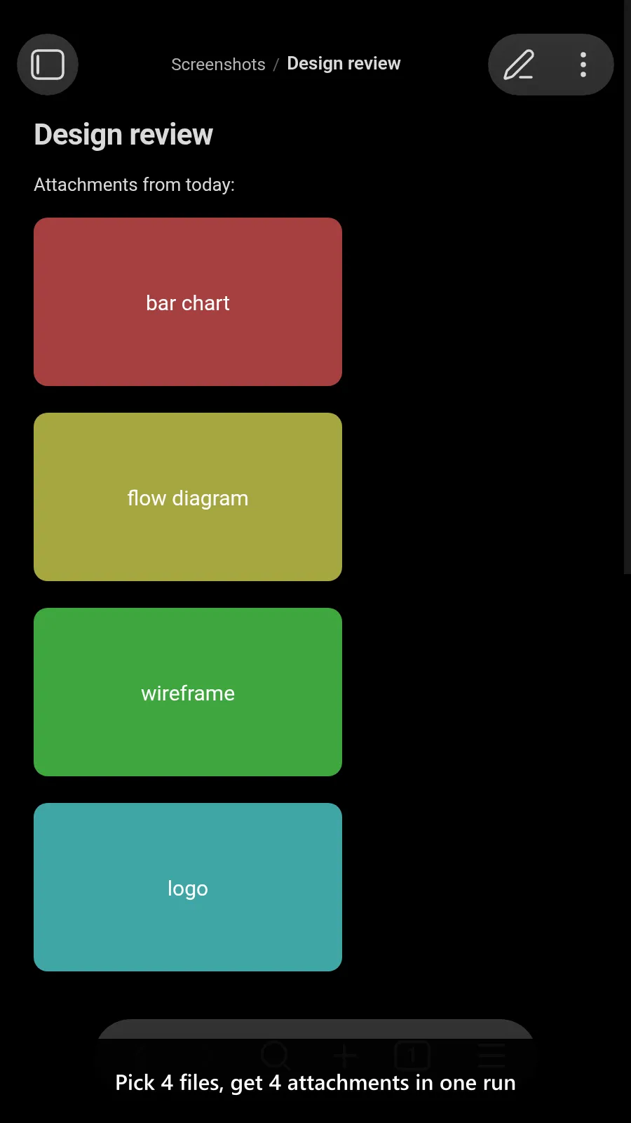 Insert Multiple Attachments screenshot