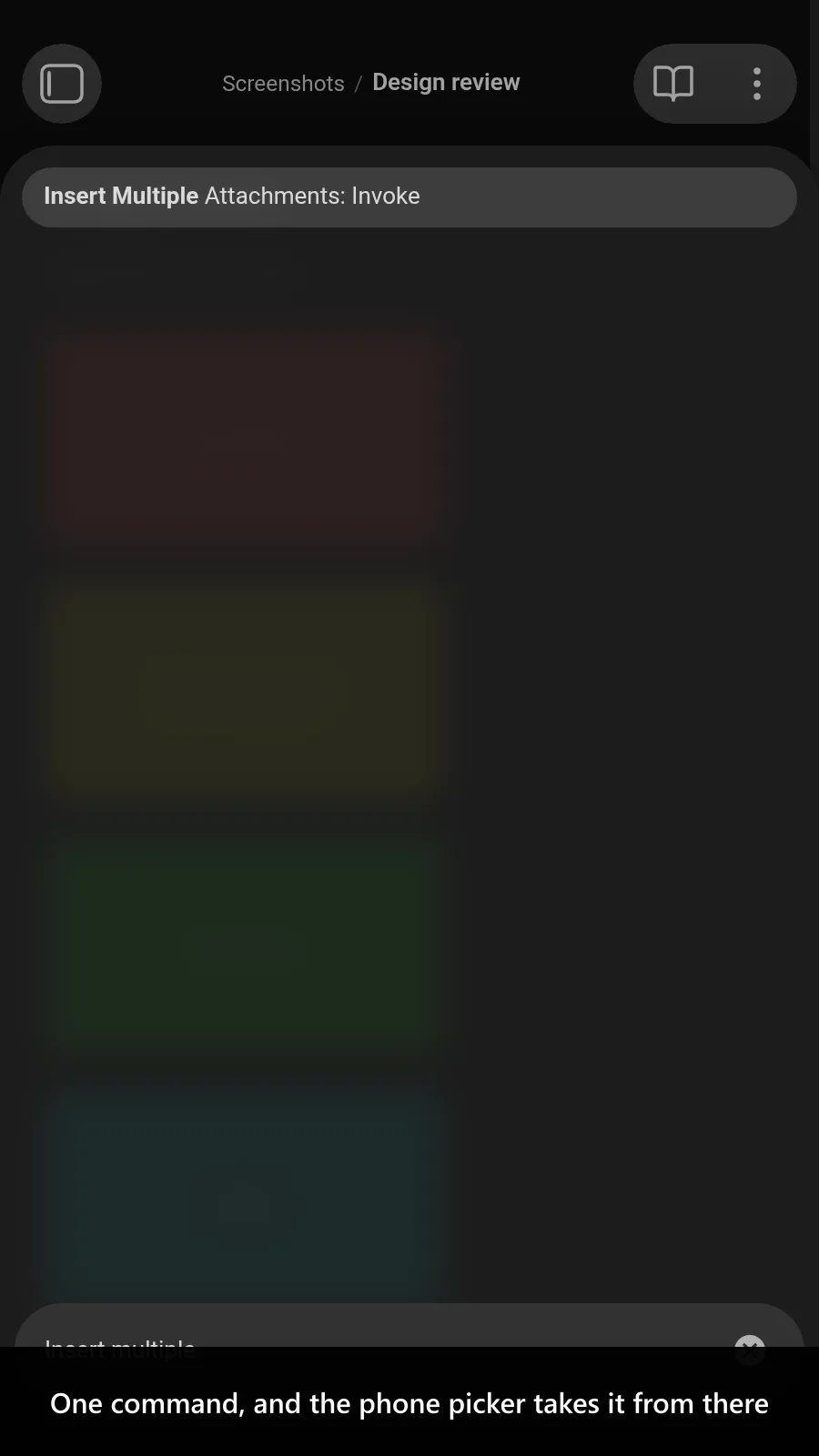 Insert Multiple Attachments screenshot