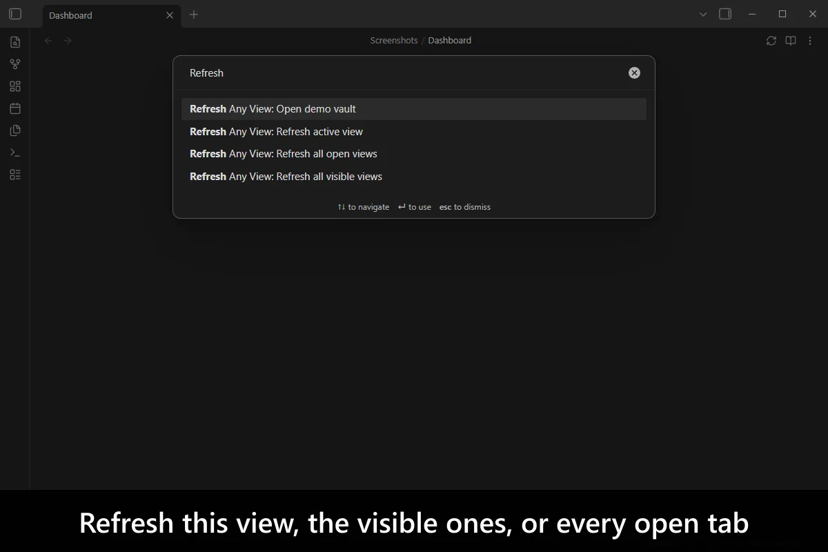 Refresh Any View screenshot
