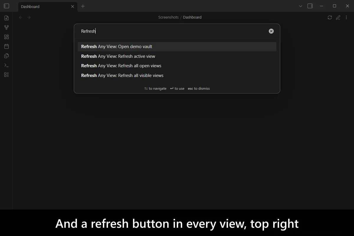 Refresh Any View screenshot