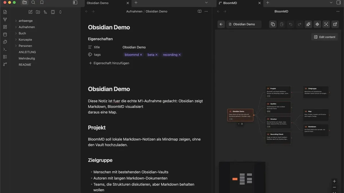 BloomMD screenshot