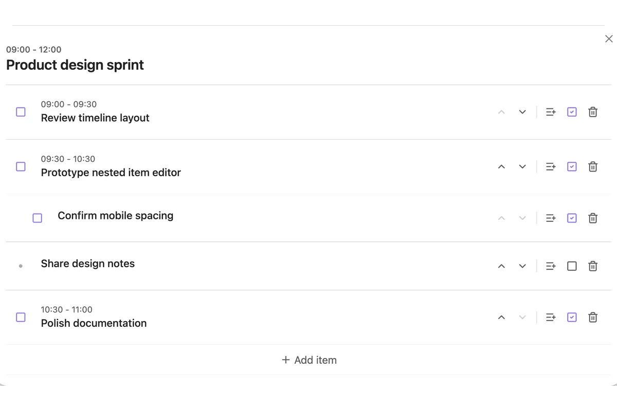 Day Planner Enhanced screenshot