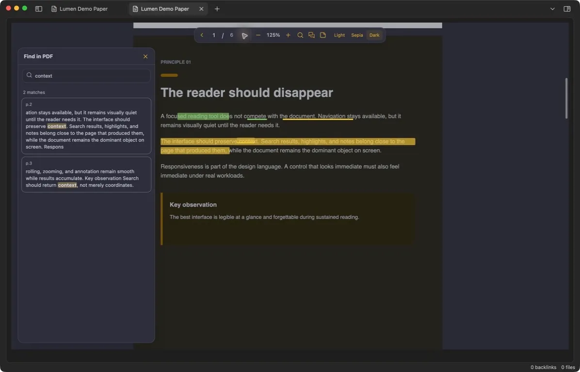 Lumen PDF Annotator screenshot