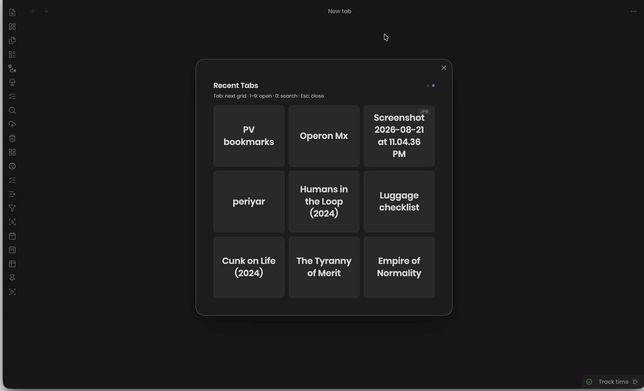 Grid Tab Switcher screenshot