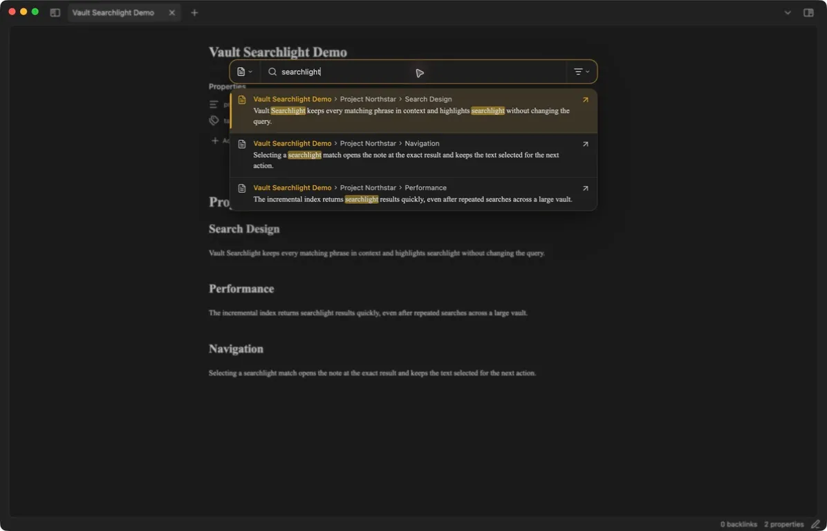 Beacon screenshot