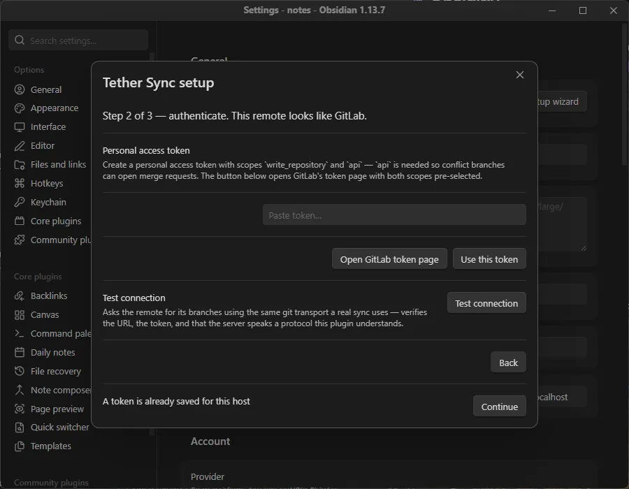 Halyard Sync screenshot