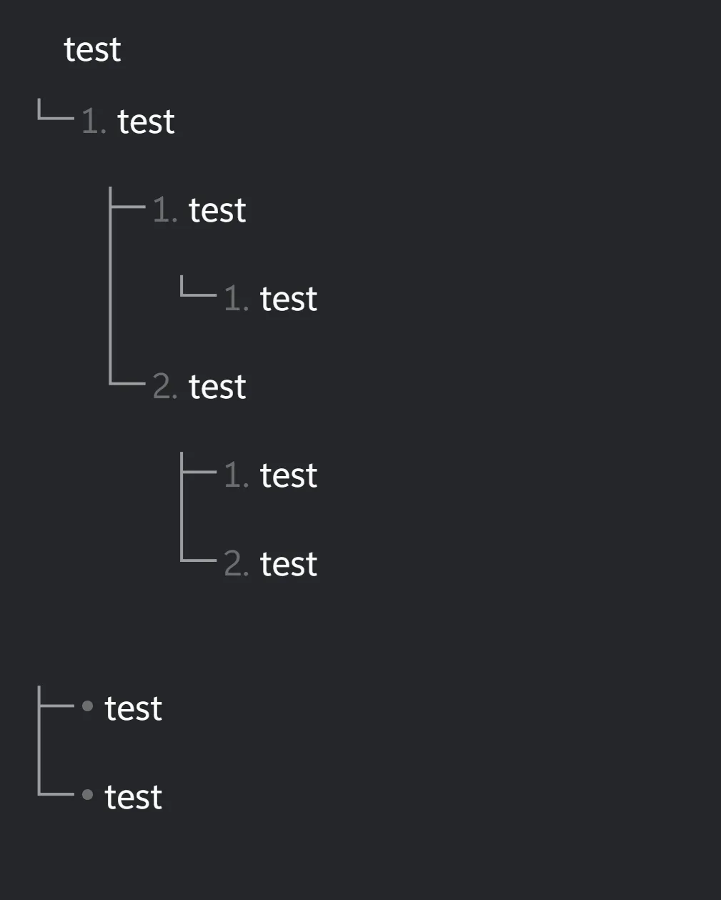 List Tree Indentation Guides screenshot