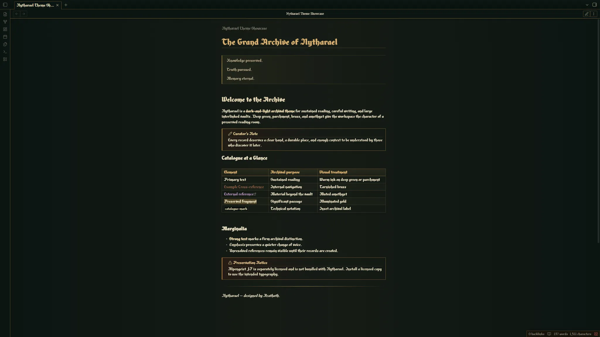 Nytharael screenshot